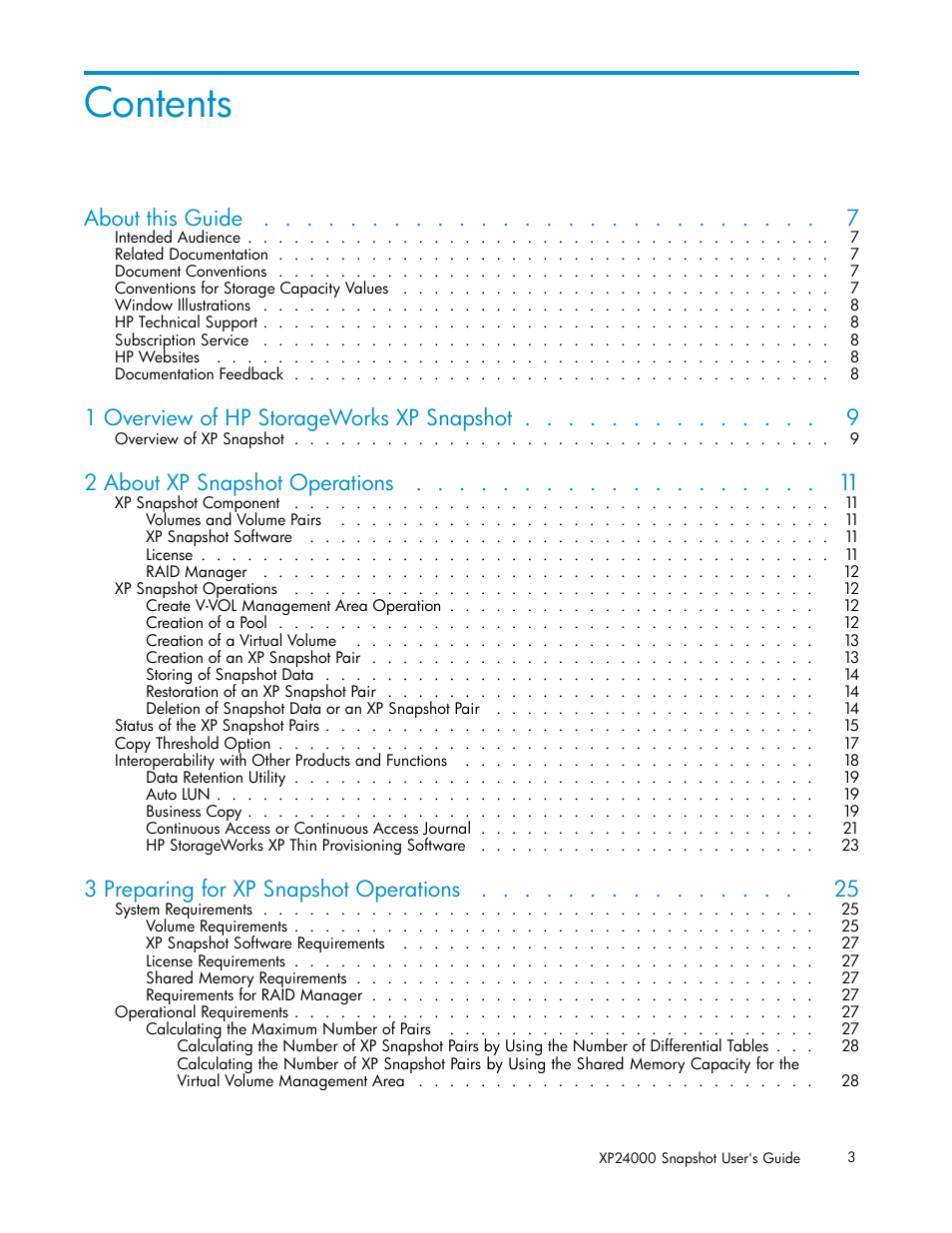 HP StorageWorks XP Remote Web Console Software User Manual | Page 3 / 82