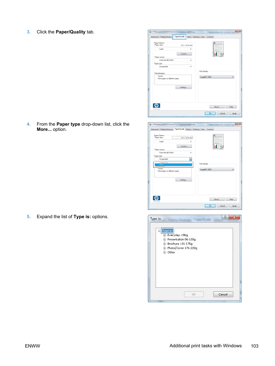 HP LaserJet Pro 400 color Printer M451 series User Manual | Page 121 / 242