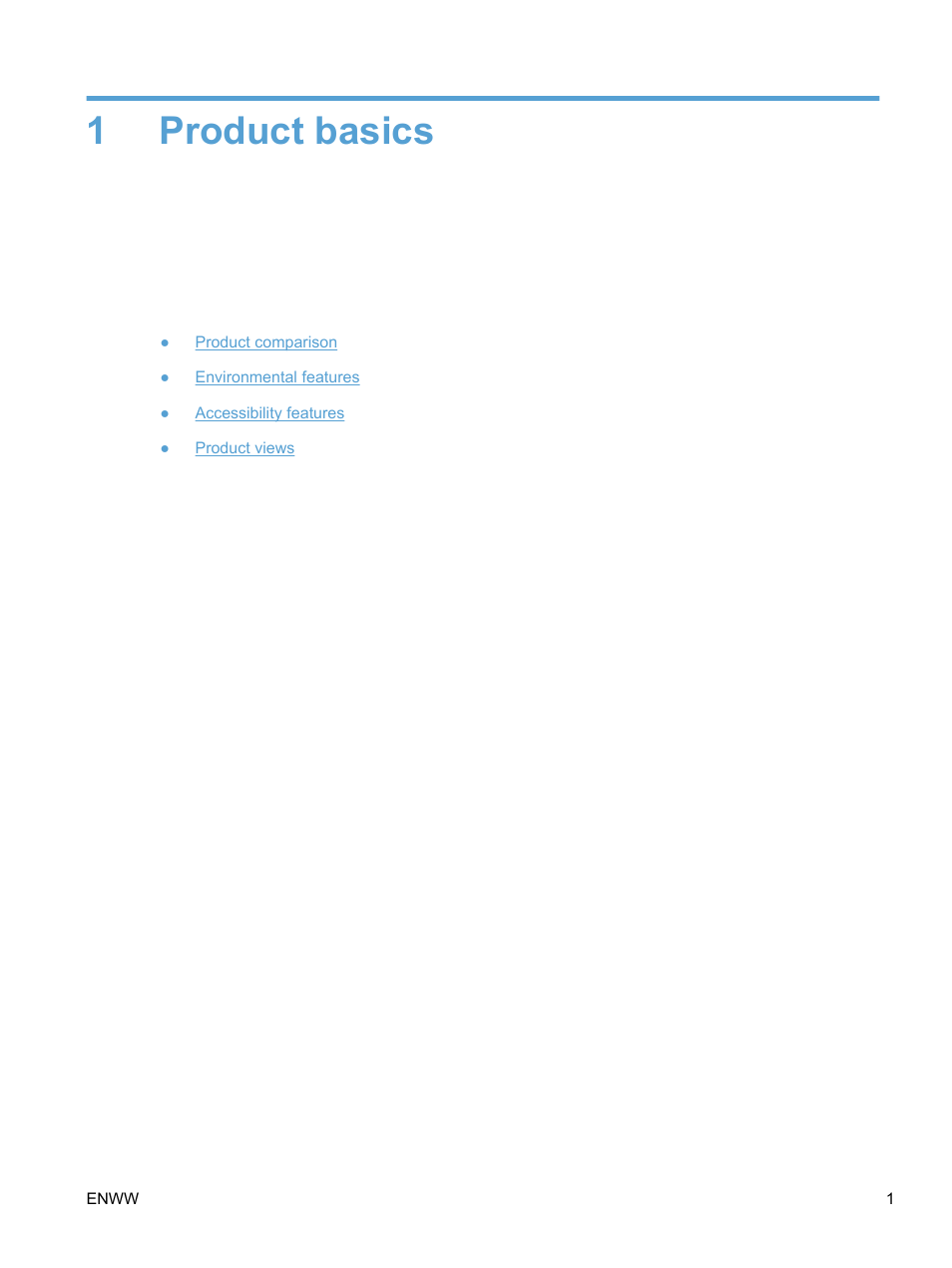 Product basics, 1 product basics, 1product basics | HP LaserJet Pro 400 color Printer M451 series User Manual | Page 19 / 242