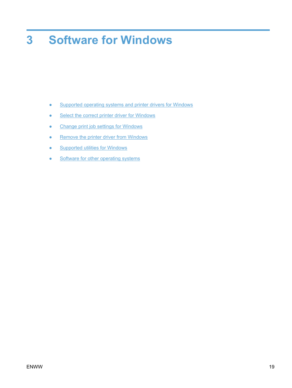 Software for windows, 3 software for windows, 3software for windows | HP LaserJet Pro 400 color Printer M451 series User Manual | Page 37 / 242