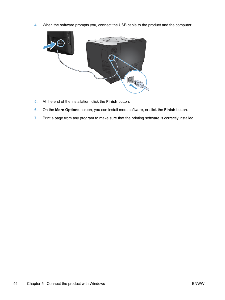 HP LaserJet Pro 400 color Printer M451 series User Manual | Page 62 / 242