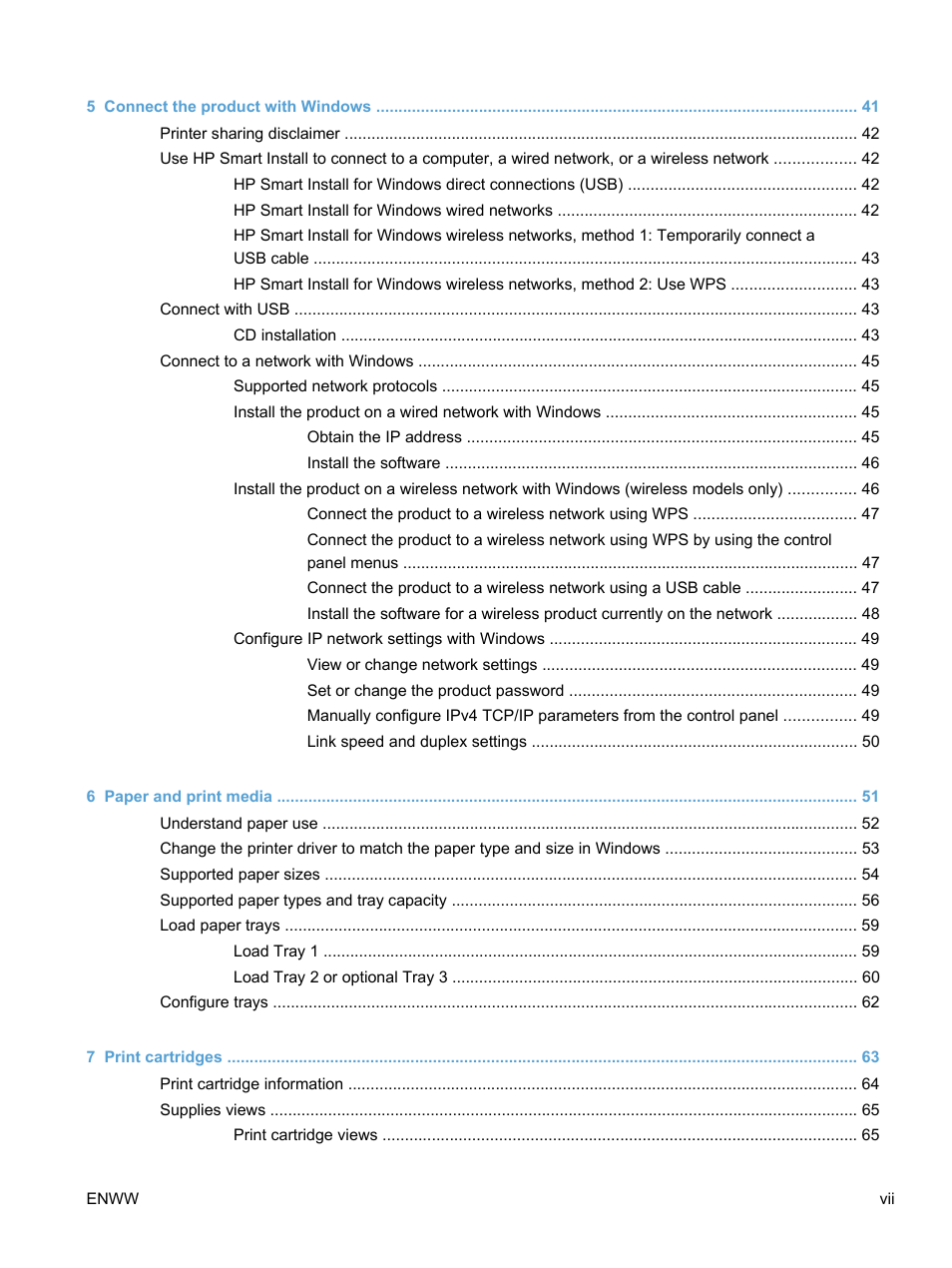 HP LaserJet Pro 400 color Printer M451 series User Manual | Page 9 / 242
