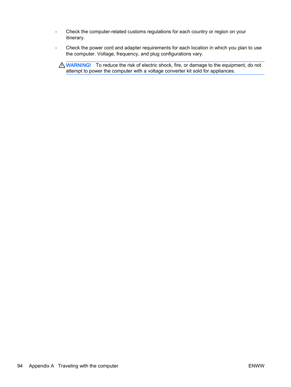 HP EliteBook 725 G2 Notebook PC User Manual | Page 104 / 114
