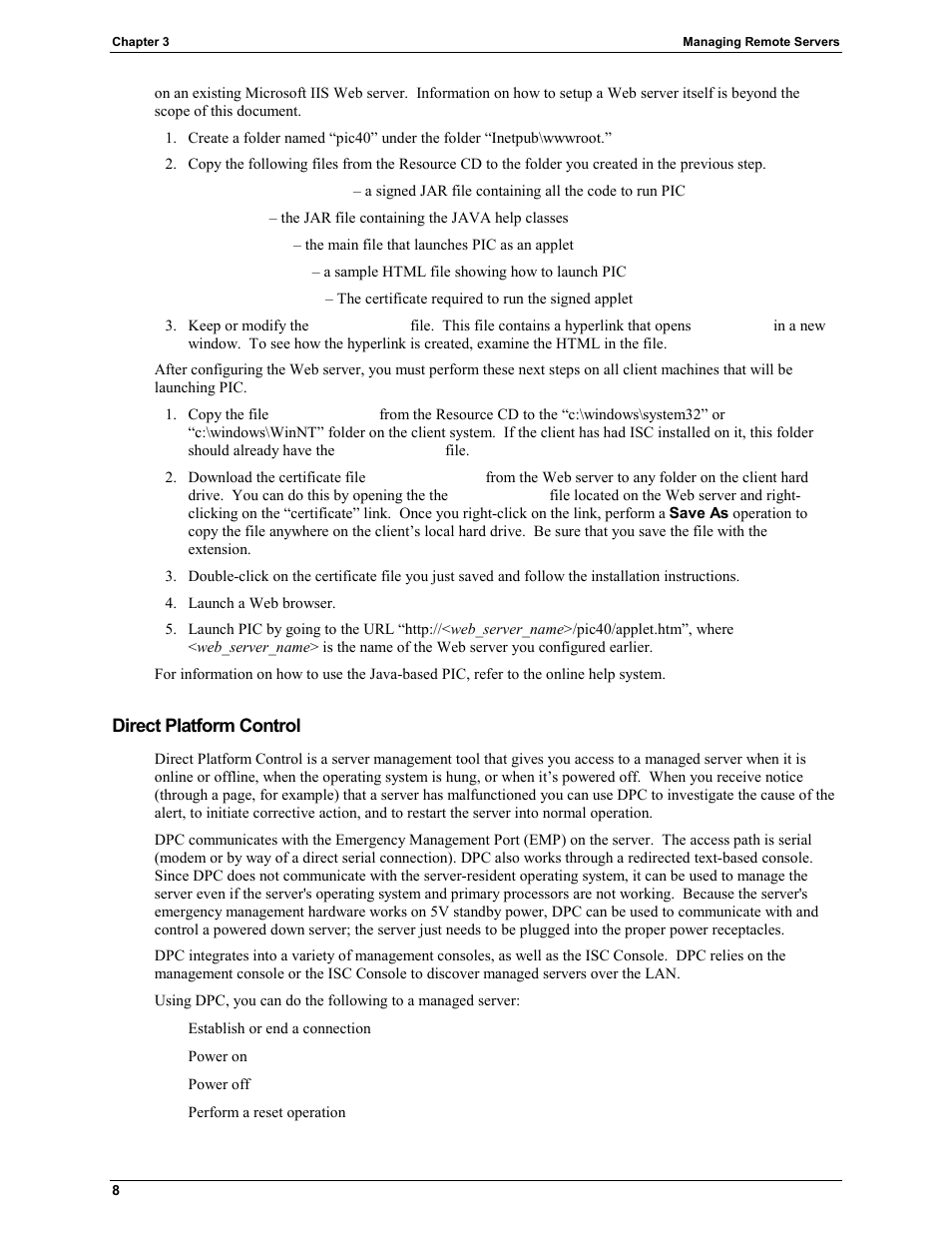 Direct platform control | HP Integrity rx4610 Server User Manual | Page 12 / 25