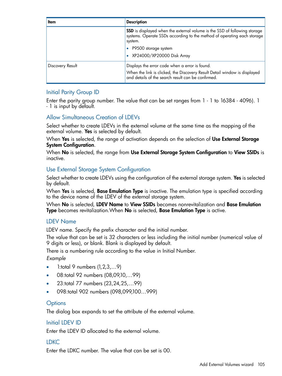 HP XP P9500 Storage User Manual | Page 105 / 133
