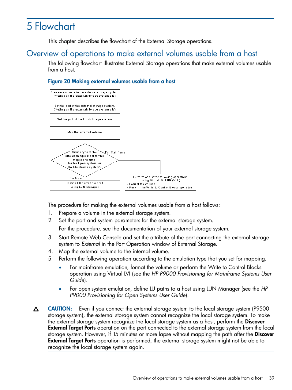 5 flowchart | HP XP P9500 Storage User Manual | Page 39 / 133