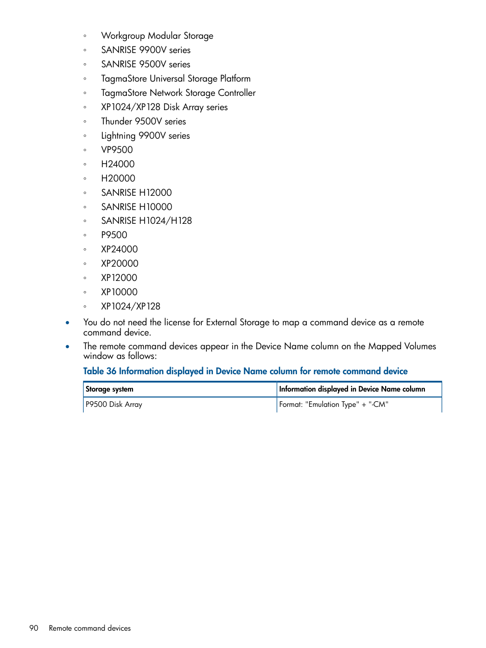 HP XP P9500 Storage User Manual | Page 90 / 133