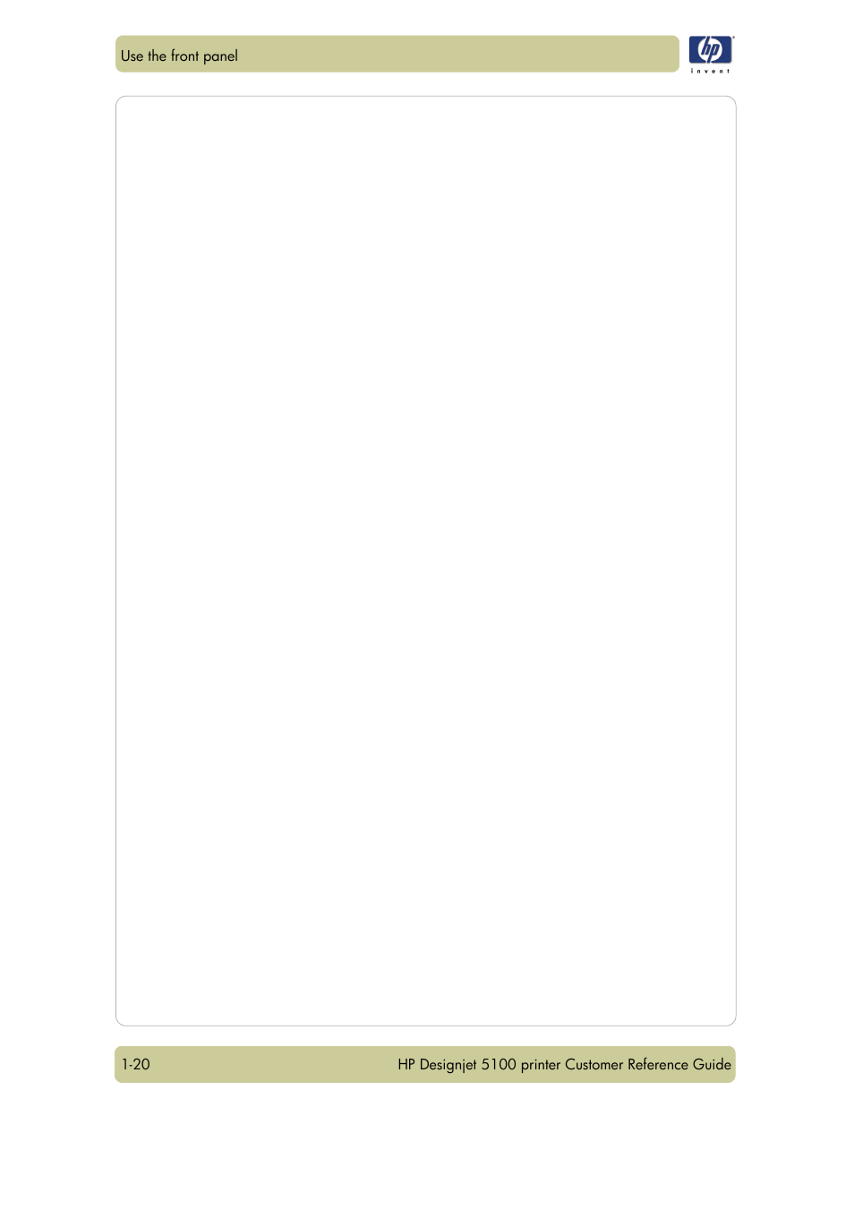 HP Designjet 5100 Printer series User Manual | Page 24 / 123