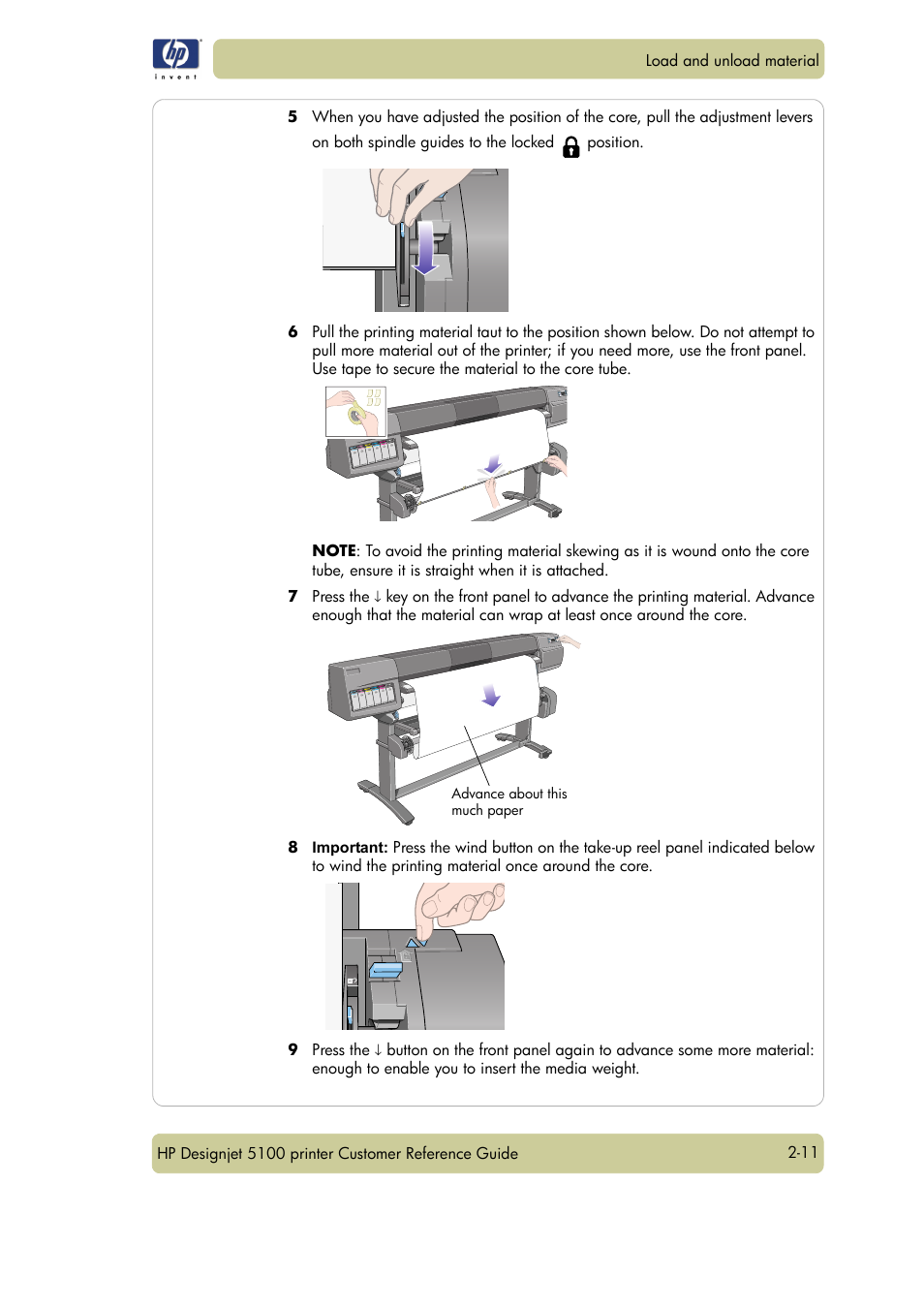 HP Designjet 5100 Printer series User Manual | Page 35 / 123