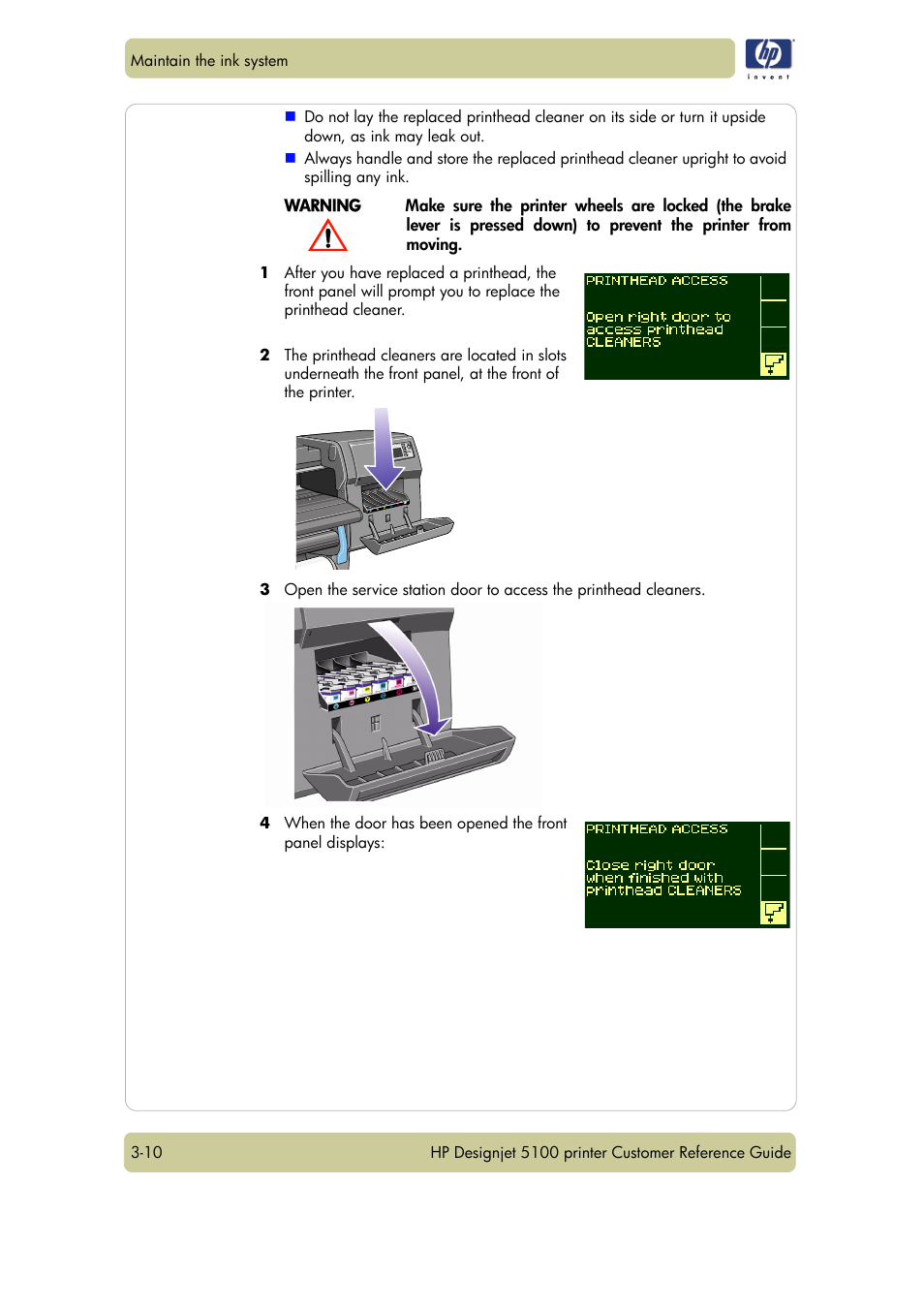 HP Designjet 5100 Printer series User Manual | Page 54 / 123