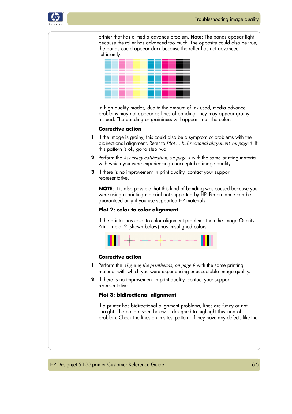 HP Designjet 5100 Printer series User Manual | Page 87 / 123