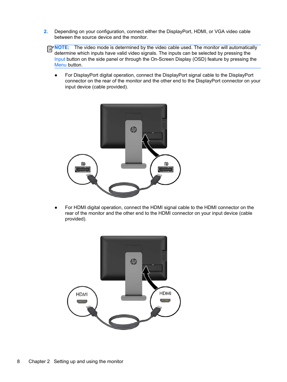 HP EliteDisplay S240ml 23.8-in IPS LED Backlit MHL Monitor User Manual | Page 14 / 35