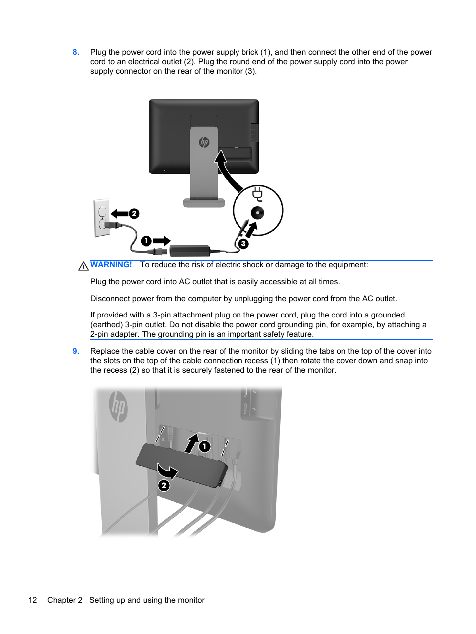 HP EliteDisplay S240ml 23.8-in IPS LED Backlit MHL Monitor User Manual | Page 18 / 35