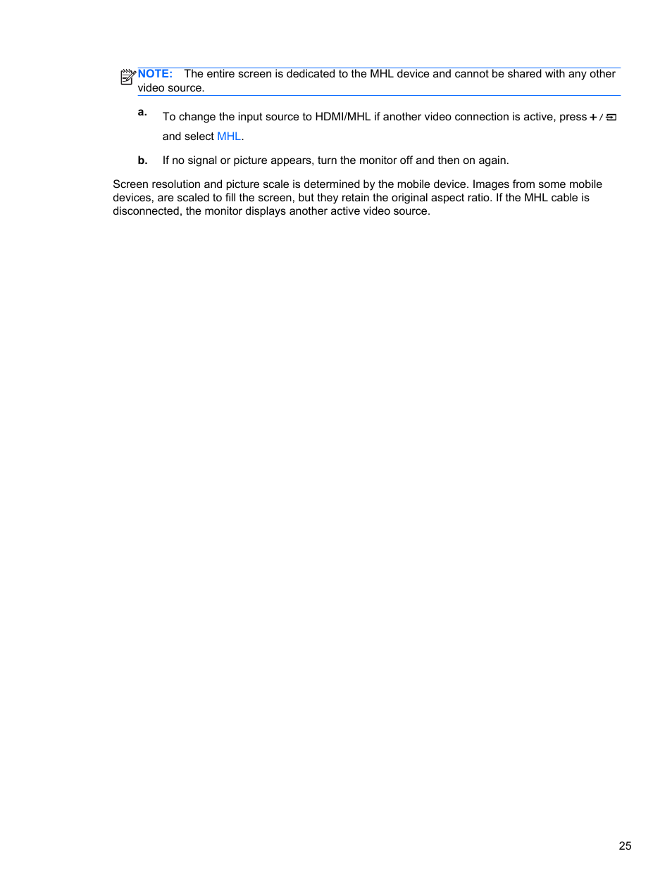 HP EliteDisplay S240ml 23.8-in IPS LED Backlit MHL Monitor User Manual | Page 31 / 35