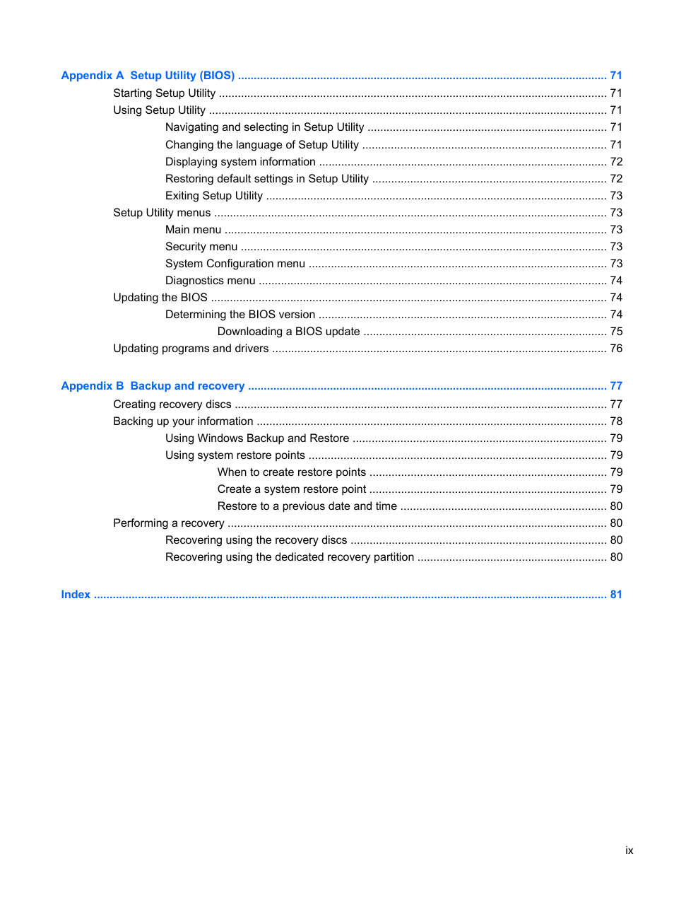 HP Pavilion dm3-2010us Entertainment Notebook PC User Manual | Page 9 / 95