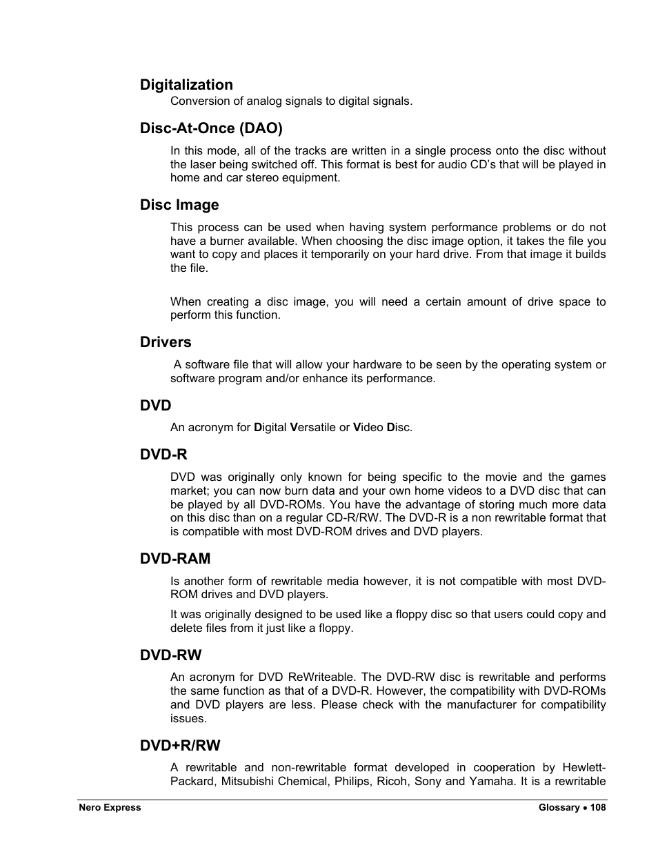 HP CD52 External CD-Writer Series User Manual | Page 108 / 117