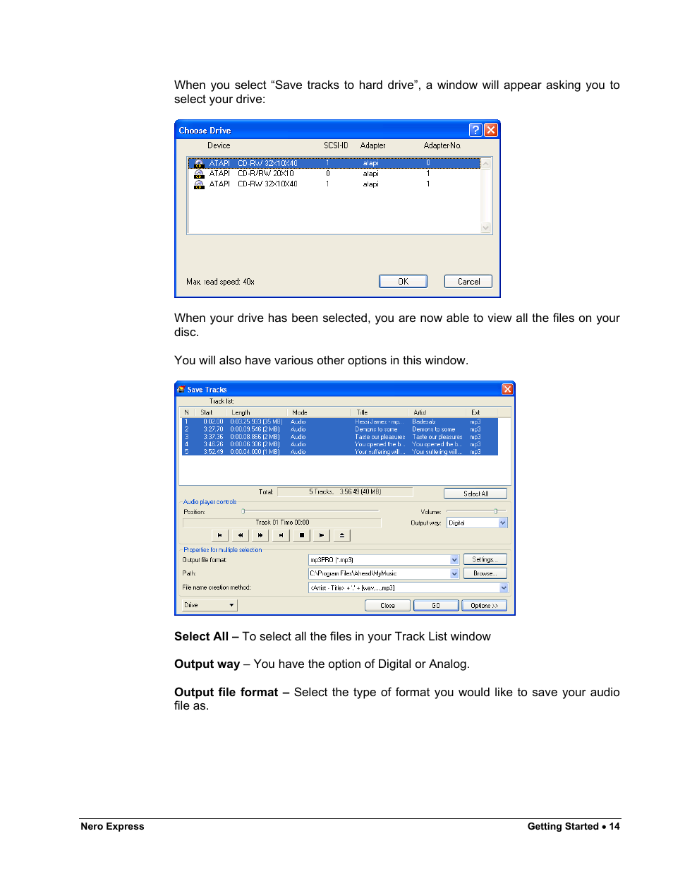 HP CD52 External CD-Writer Series User Manual | Page 14 / 117