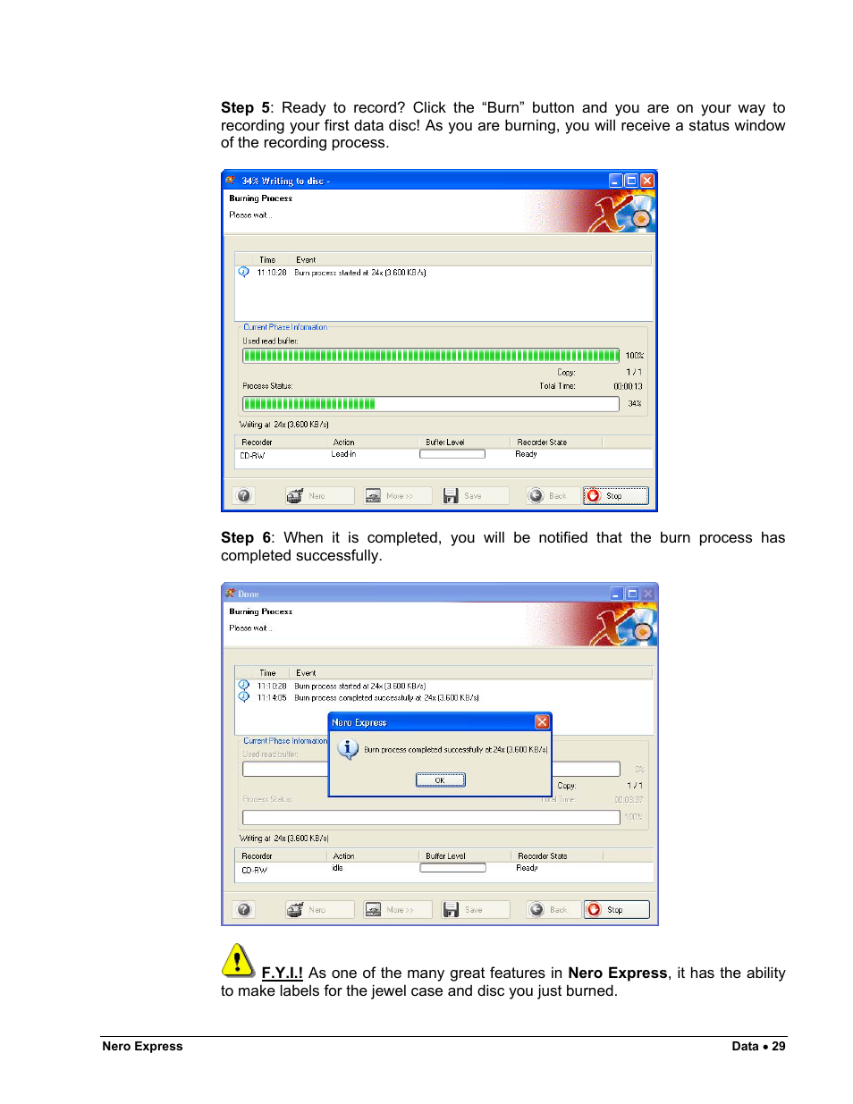 HP CD52 External CD-Writer Series User Manual | Page 29 / 117