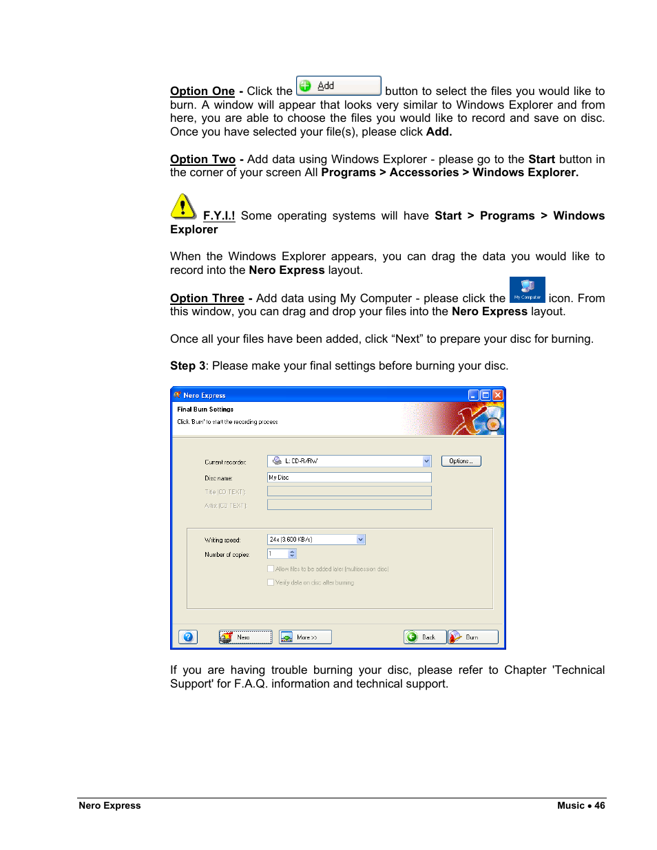 HP CD52 External CD-Writer Series User Manual | Page 46 / 117