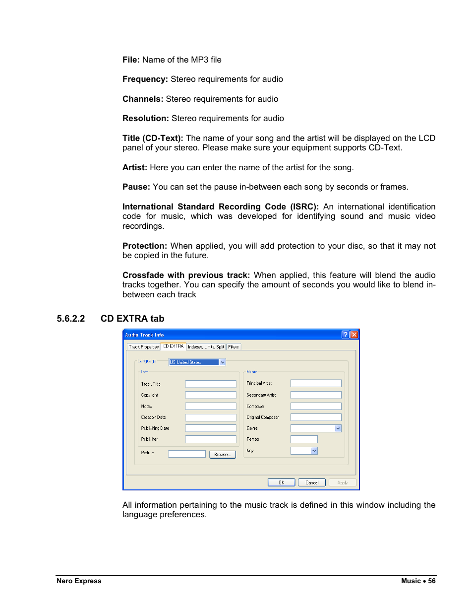 Cd extra tab | HP CD52 External CD-Writer Series User Manual | Page 56 / 117