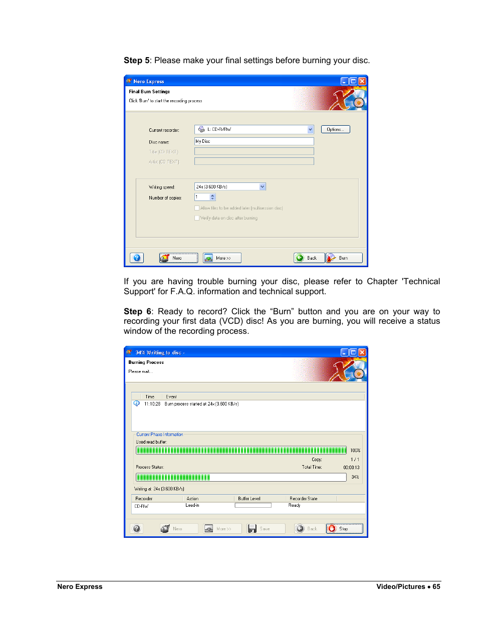 HP CD52 External CD-Writer Series User Manual | Page 65 / 117