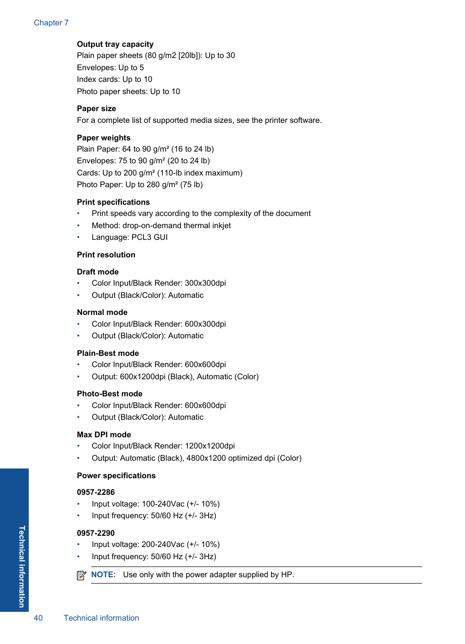 HP Deskjet 2000 Printer - J210a User Manual | Page 42 / 52