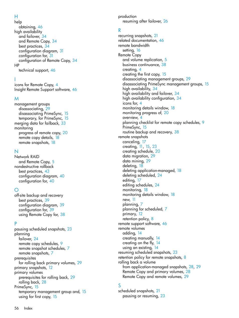 HP StoreVirtual 4000 Storage User Manual | Page 56 / 57