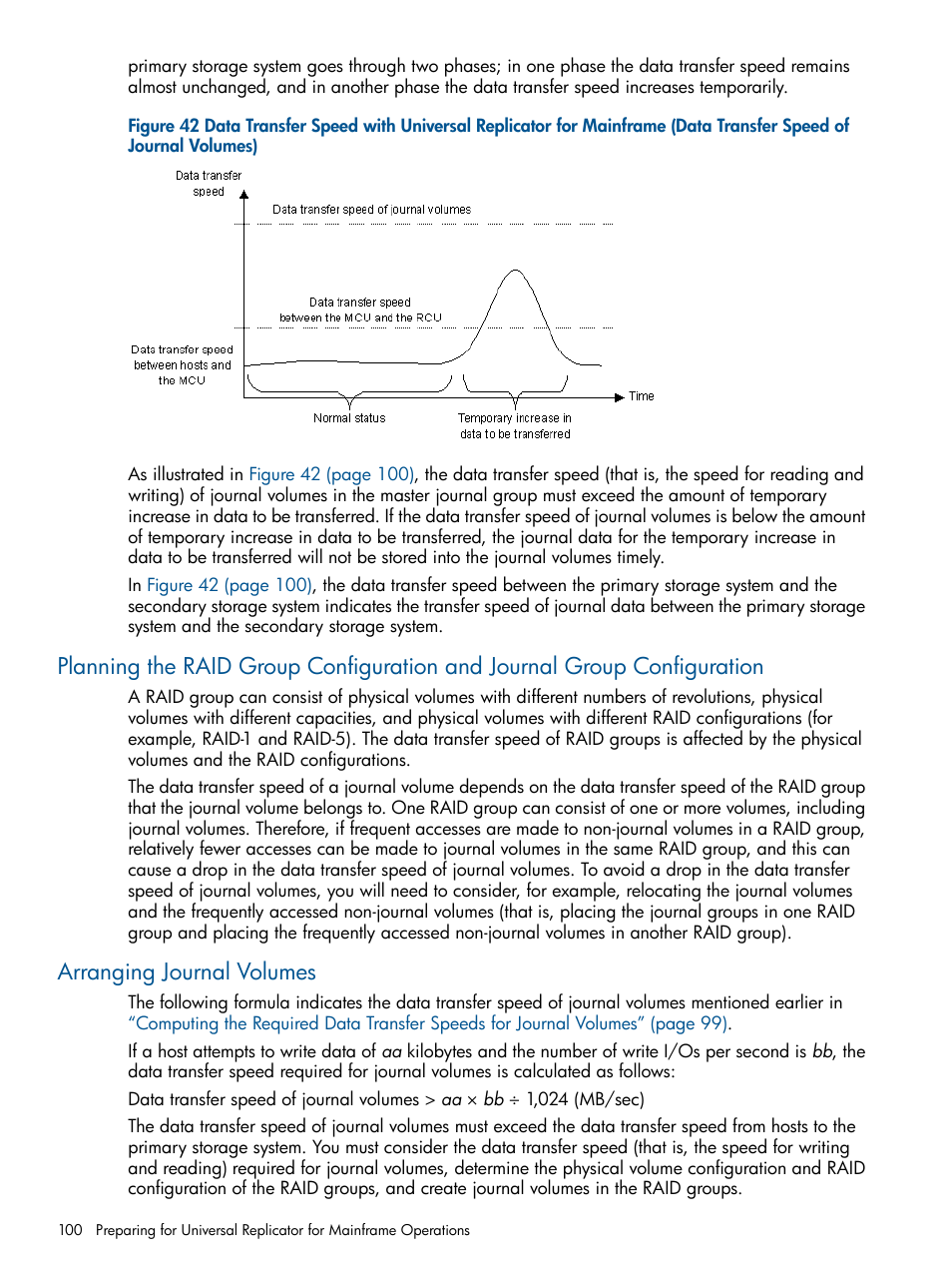 Arranging journal volumes | HP StorageWorks XP Remote Web Console Software User Manual | Page 100 / 244