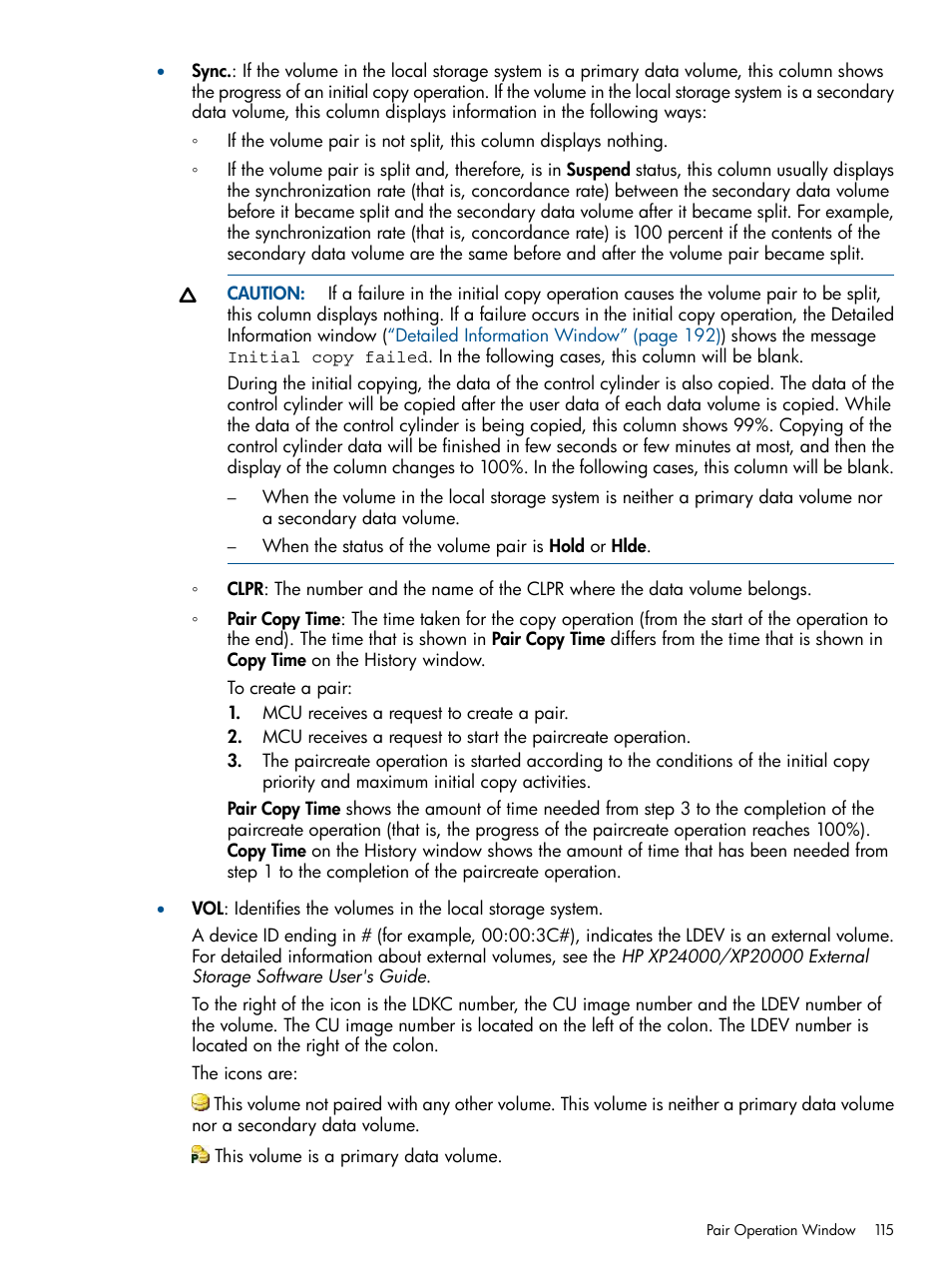 HP StorageWorks XP Remote Web Console Software User Manual | Page 115 / 244