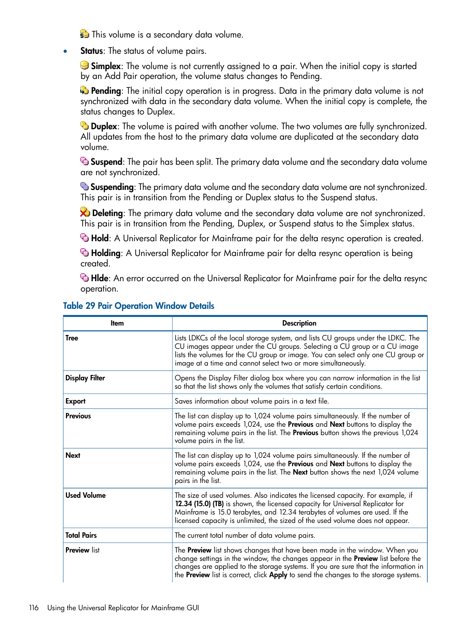 HP StorageWorks XP Remote Web Console Software User Manual | Page 116 / 244