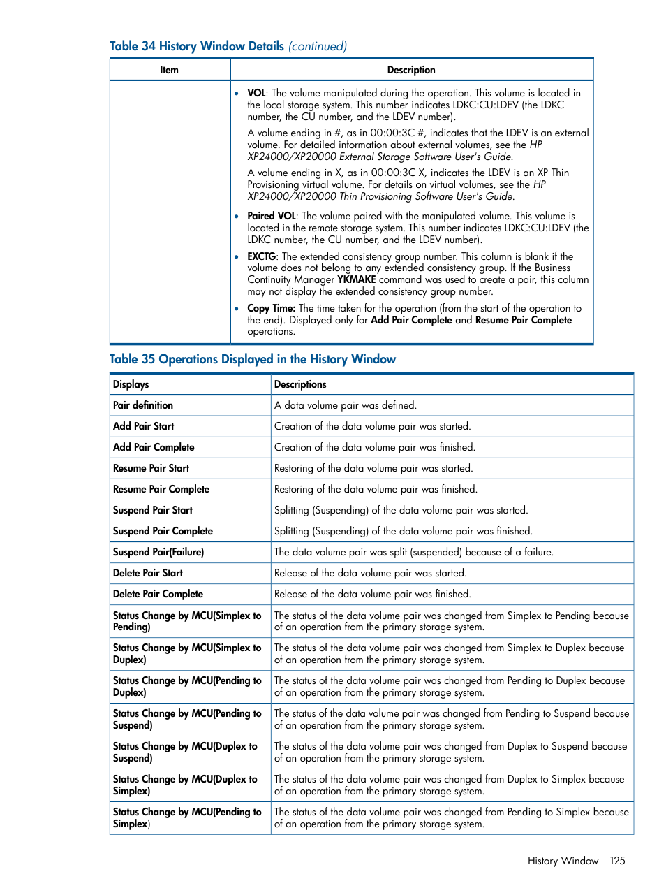 HP StorageWorks XP Remote Web Console Software User Manual | Page 125 / 244