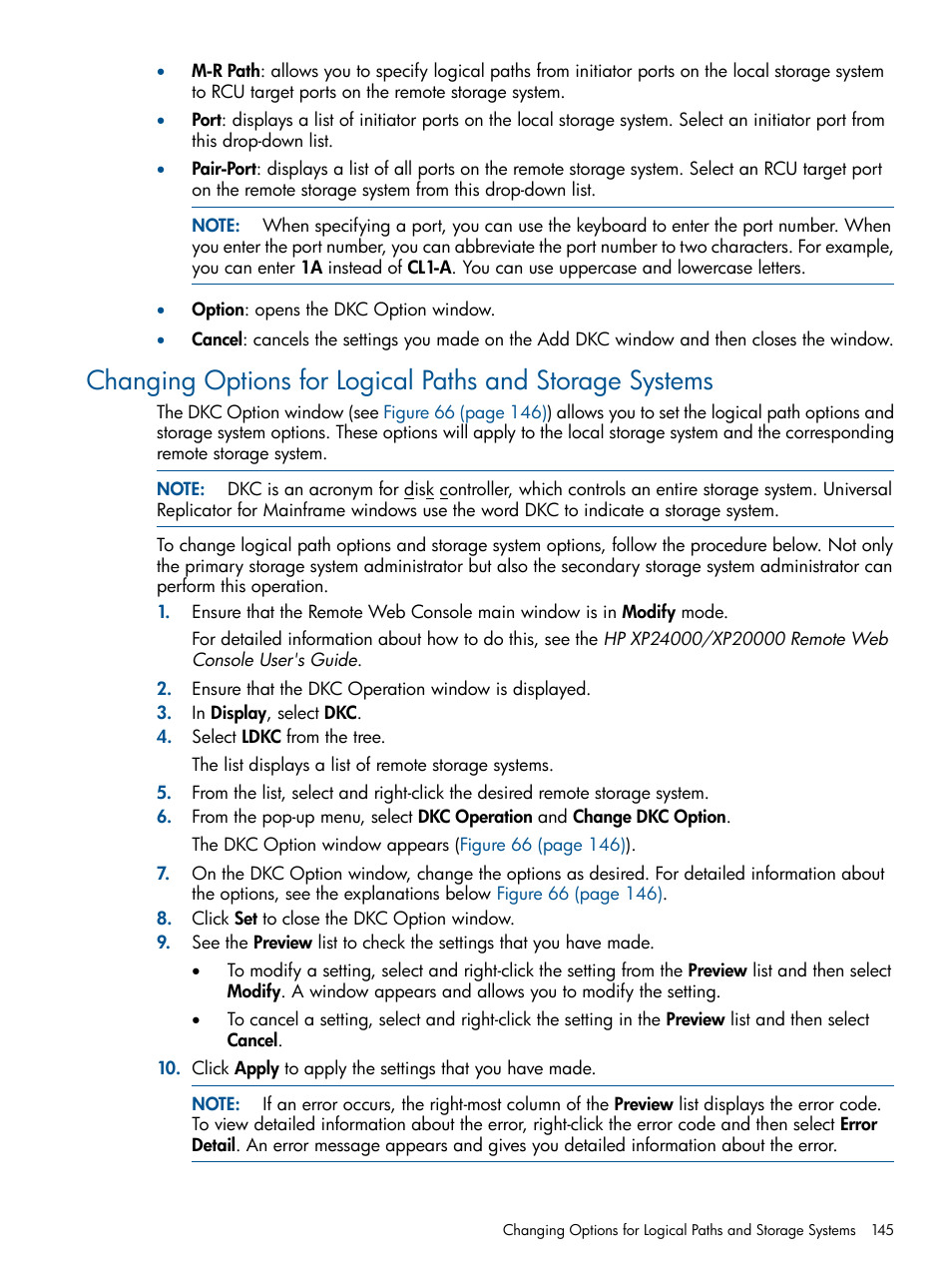 HP StorageWorks XP Remote Web Console Software User Manual | Page 145 / 244