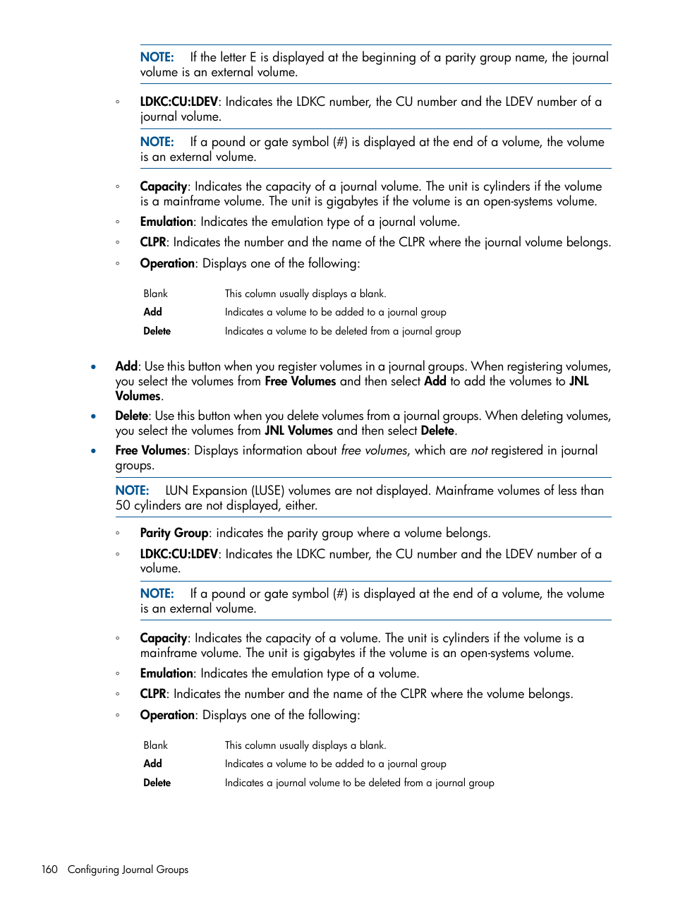 HP StorageWorks XP Remote Web Console Software User Manual | Page 160 / 244