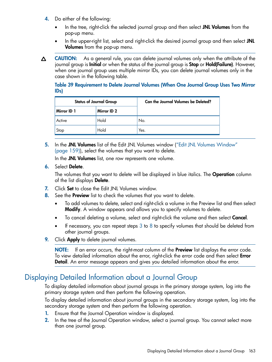 HP StorageWorks XP Remote Web Console Software User Manual | Page 163 / 244