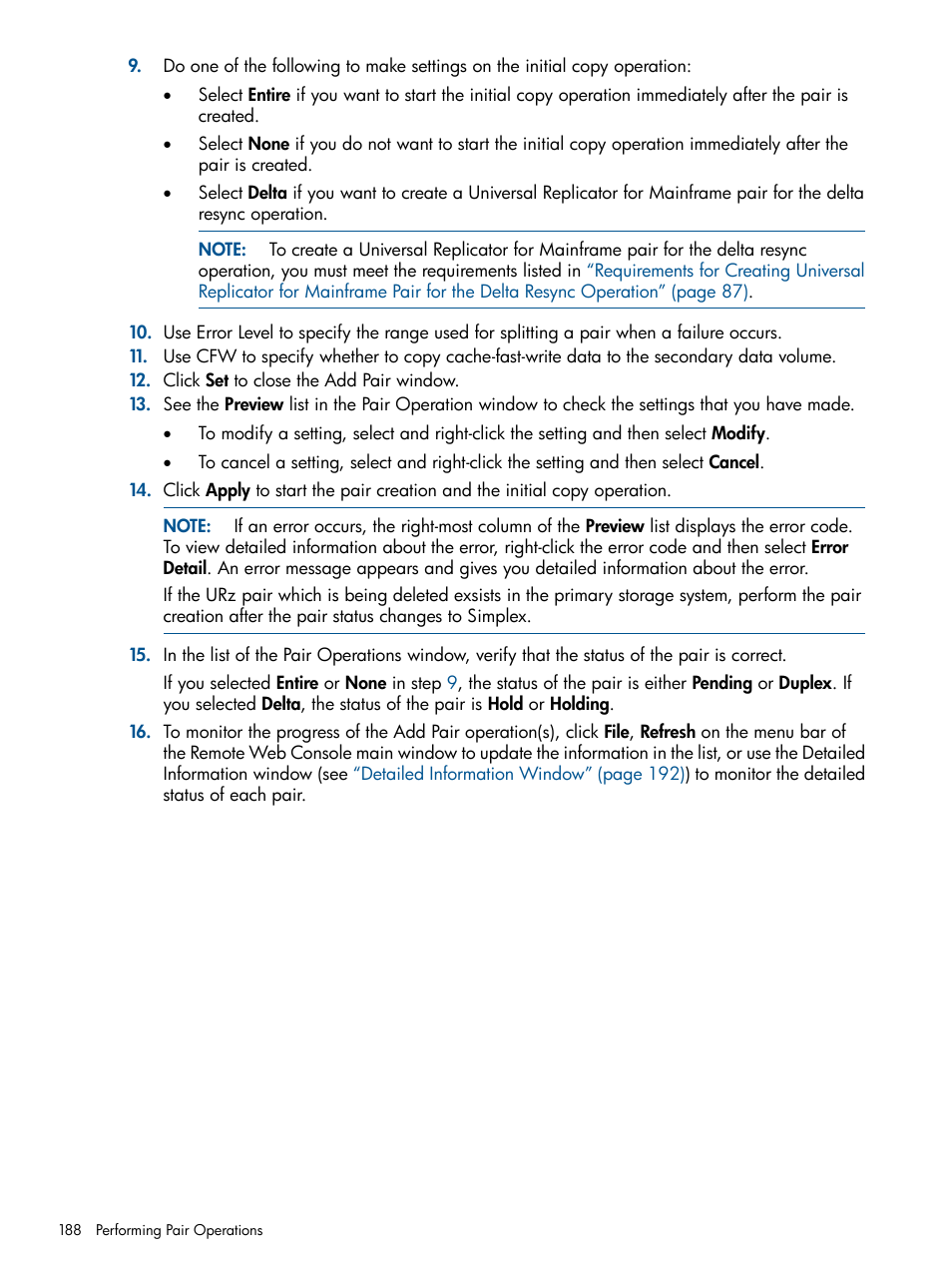 HP StorageWorks XP Remote Web Console Software User Manual | Page 188 / 244