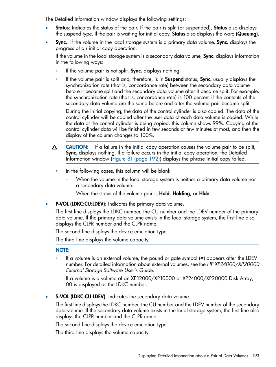 HP StorageWorks XP Remote Web Console Software User Manual | Page 193 / 244