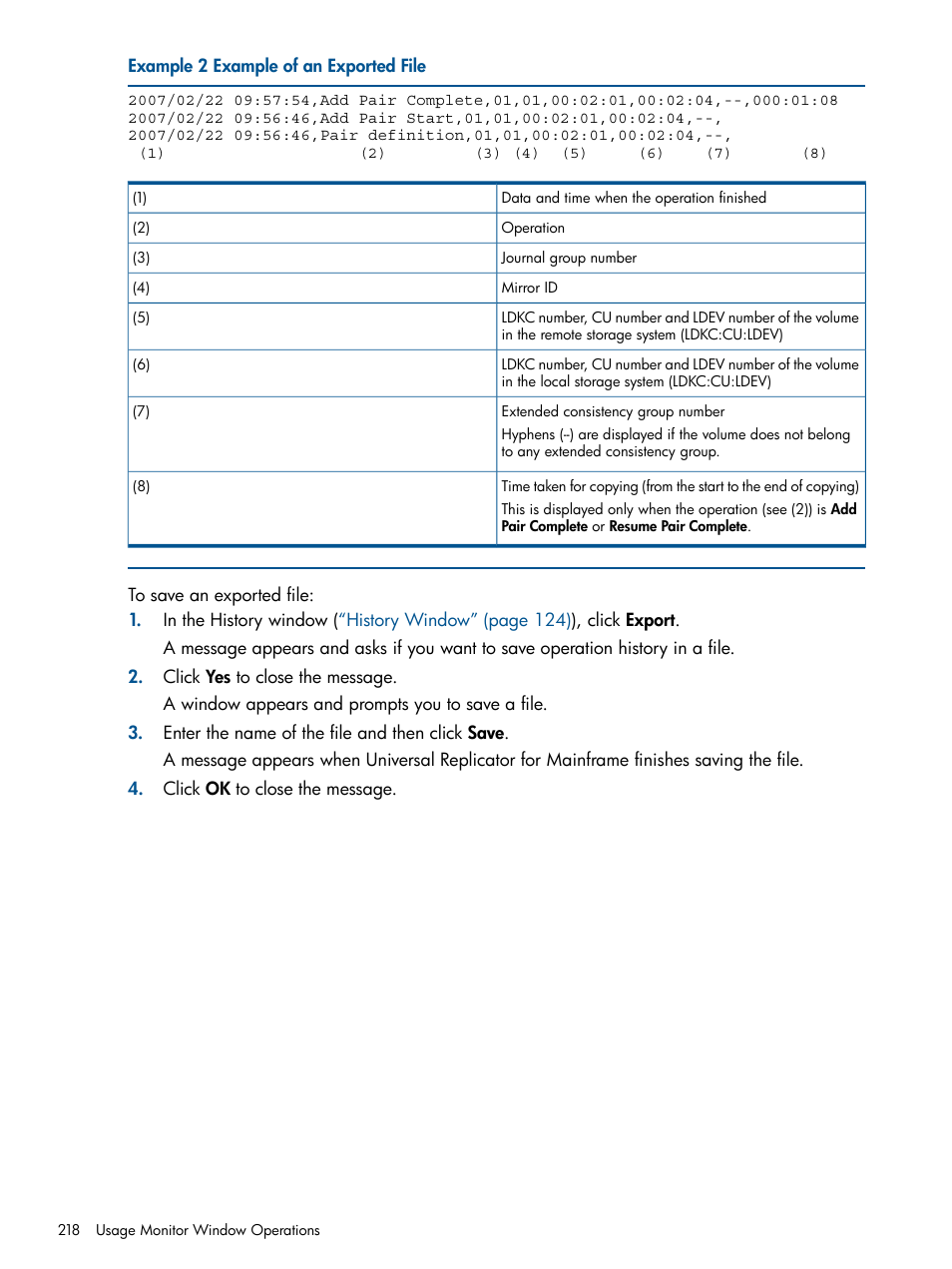 HP StorageWorks XP Remote Web Console Software User Manual | Page 218 / 244