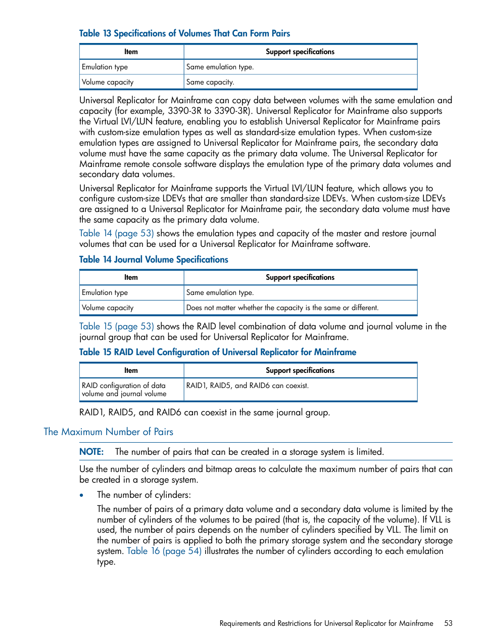 The maximum number of pairs | HP StorageWorks XP Remote Web Console Software User Manual | Page 53 / 244