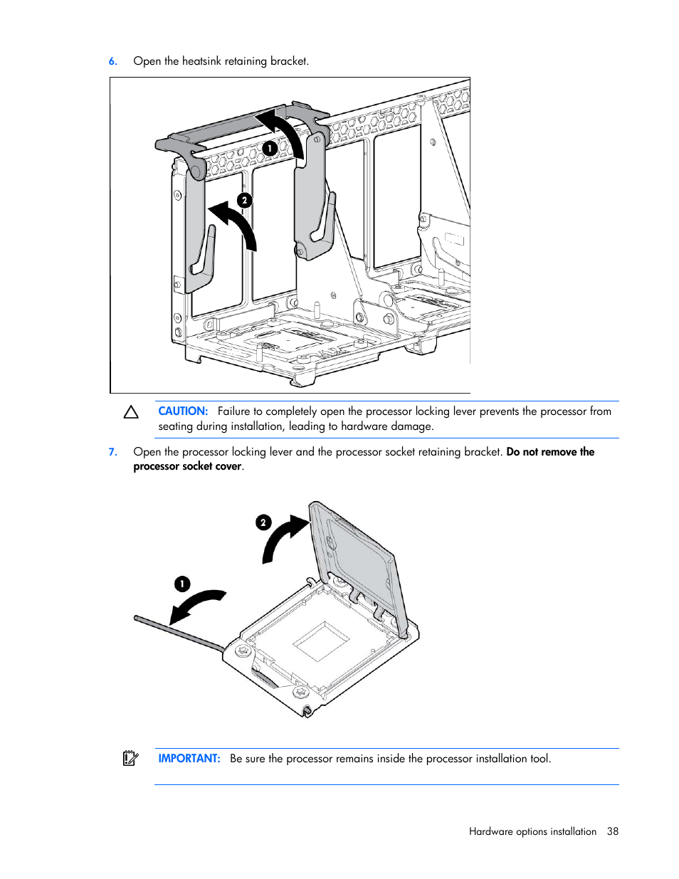 HP ProLiant DL580 G7 Server User Manual | Page 38 / 131