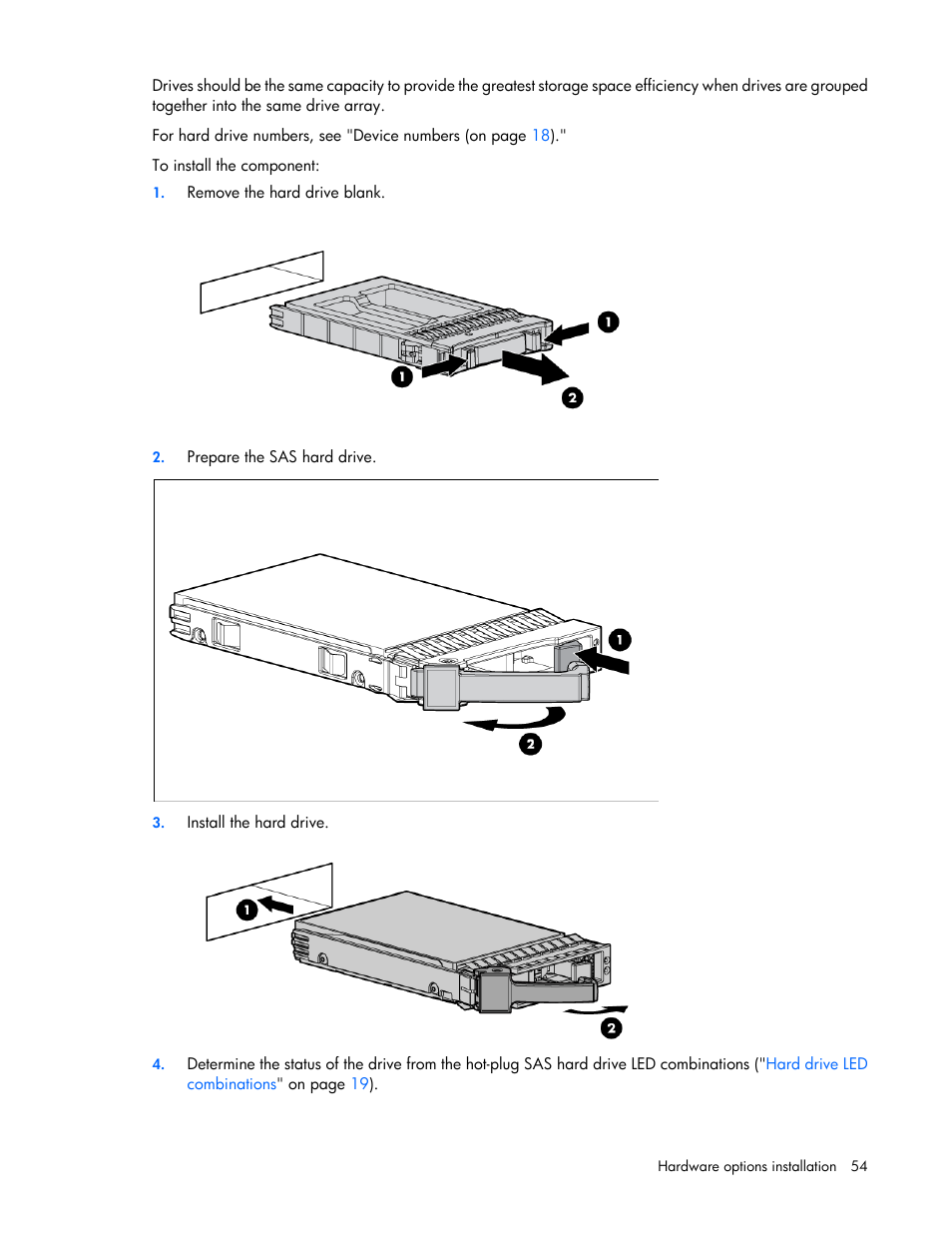 HP ProLiant DL580 G7 Server User Manual | Page 54 / 131