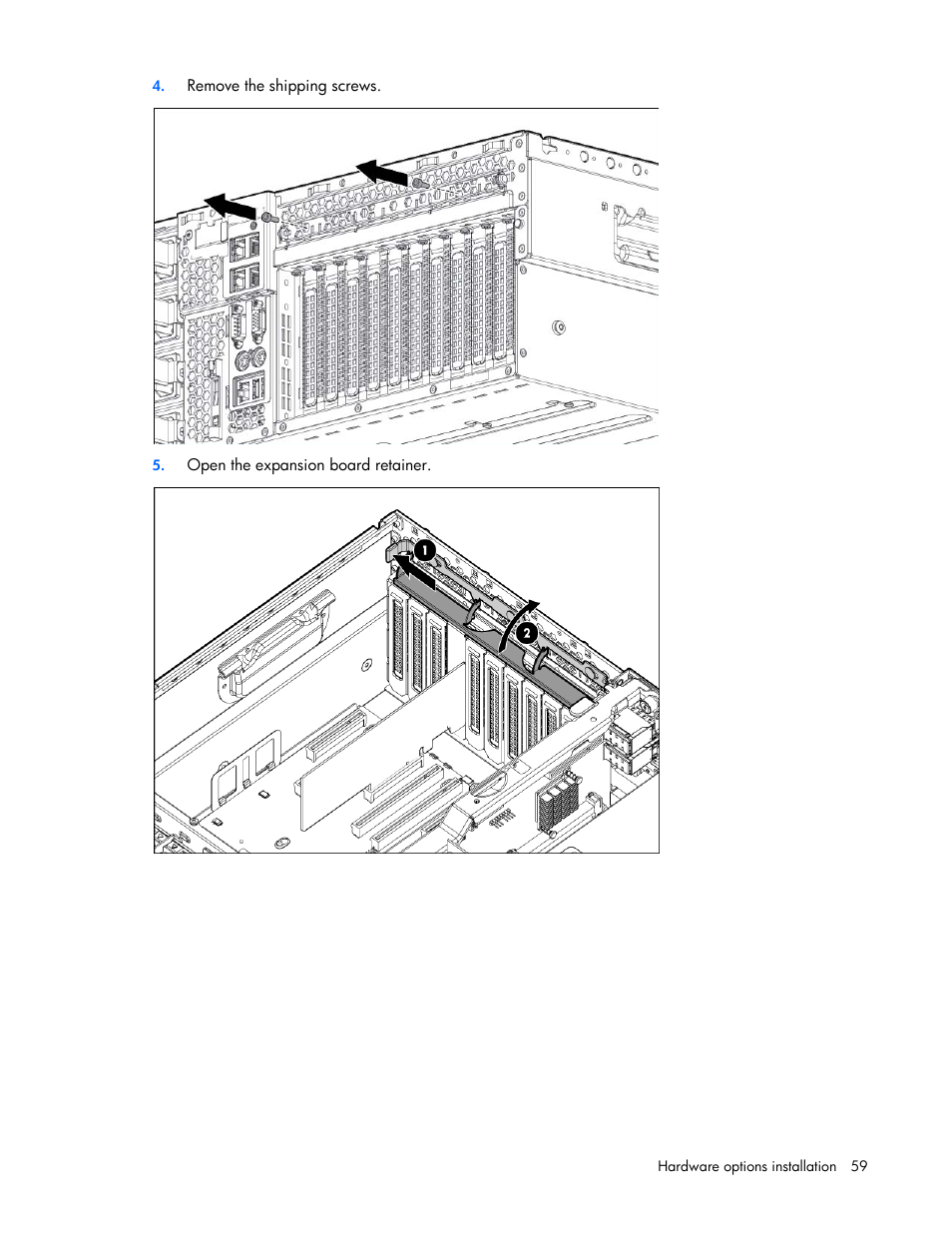 HP ProLiant DL580 G7 Server User Manual | Page 59 / 131