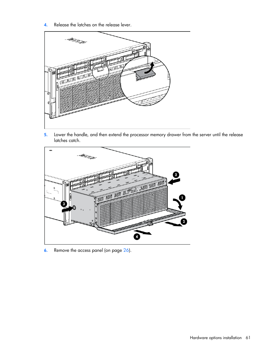 HP ProLiant DL580 G7 Server User Manual | Page 61 / 131