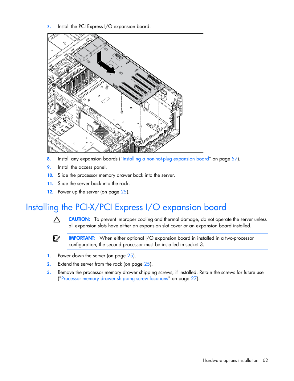 HP ProLiant DL580 G7 Server User Manual | Page 62 / 131