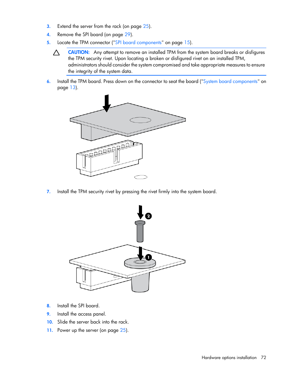 HP ProLiant DL580 G7 Server User Manual | Page 72 / 131