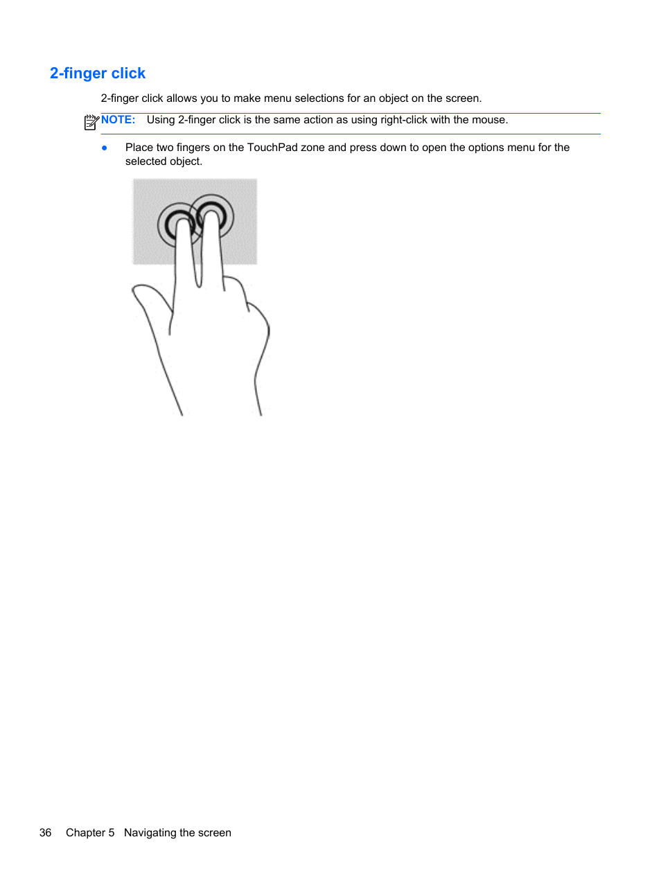 Finger click | HP Pavilion 11-h112nr x2 PC User Manual | Page 44 / 81