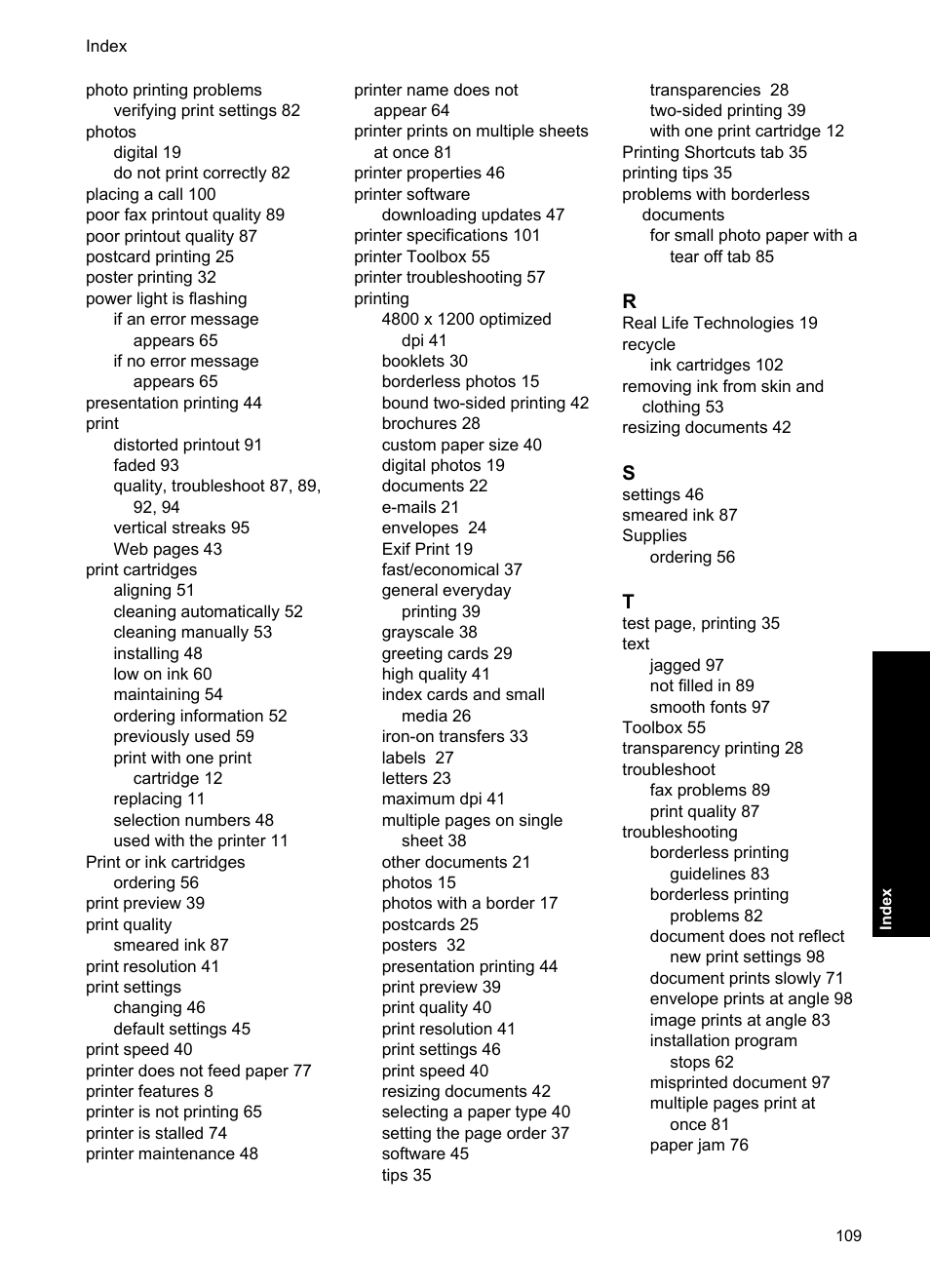 HP Deskjet D1550 Printer User Manual | Page 112 / 113