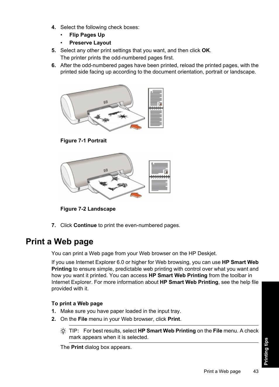 Print a web page | HP Deskjet D1550 Printer User Manual | Page 46 / 113