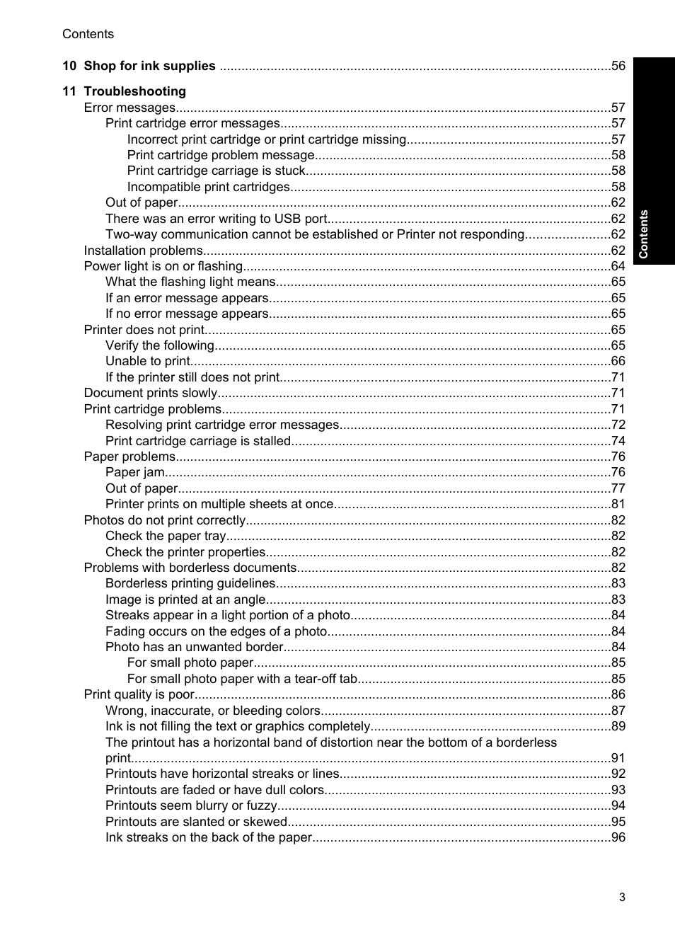 HP Deskjet D1550 Printer User Manual | Page 6 / 113