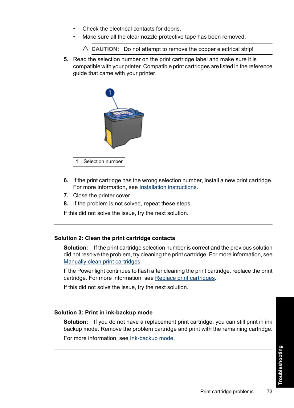 HP Deskjet D1550 Printer User Manual | Page 76 / 113