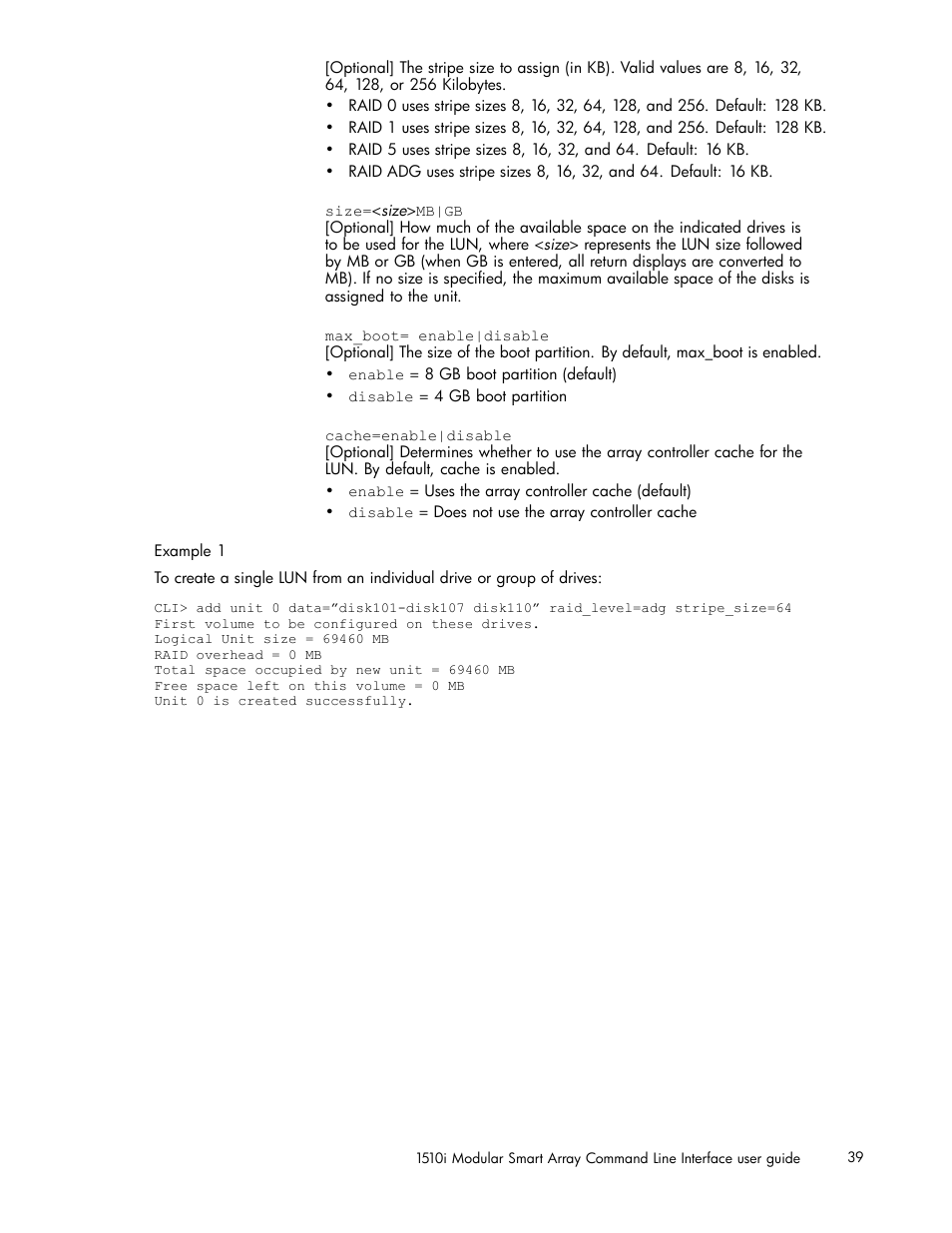 HP StorageWorks 1510i Modular Smart Array User Manual | Page 39 / 154